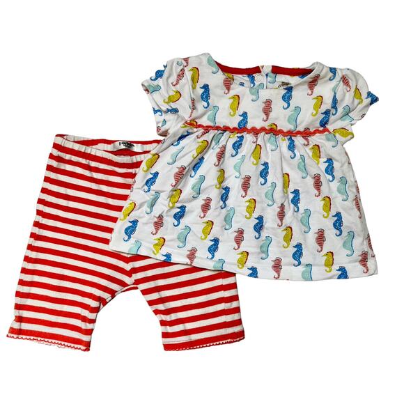 Baby Boden Seahorse Play Set Outfit Size 3-6m - Picture 1 of 9